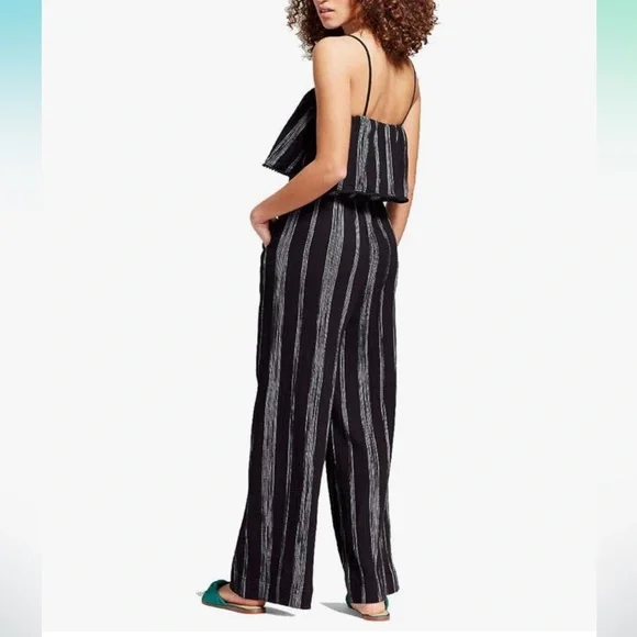 Black Striped Jumpsuit - Picture 9 of 13